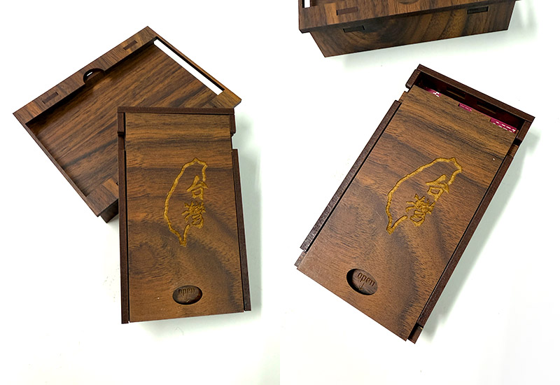 台灣相思木紋名片盒 台灣相思木紋名片盒