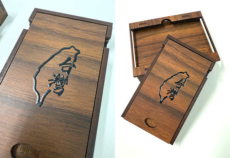 台灣相思木紋名片盒 台灣相思木紋名片盒