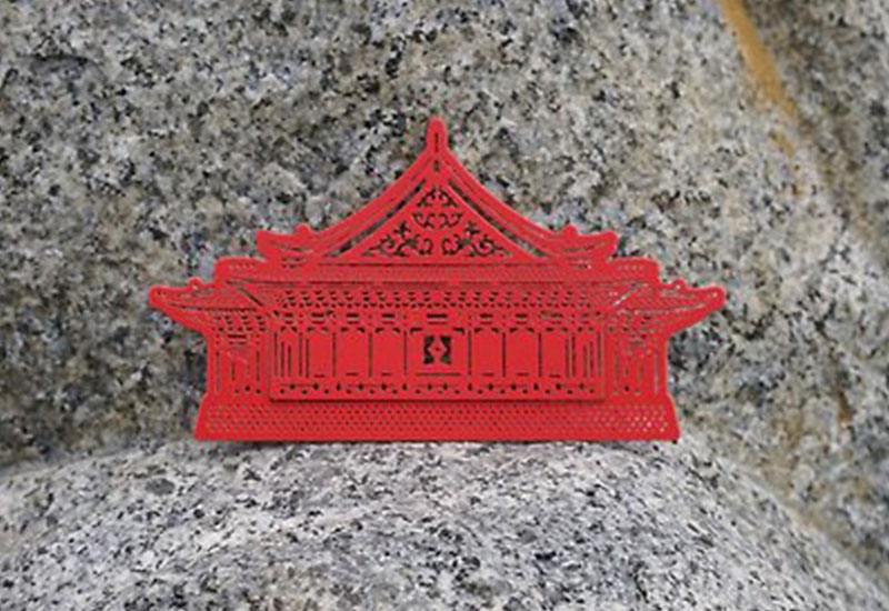 麥麥藏寶圖-國家音樂廳 紙雕書籤