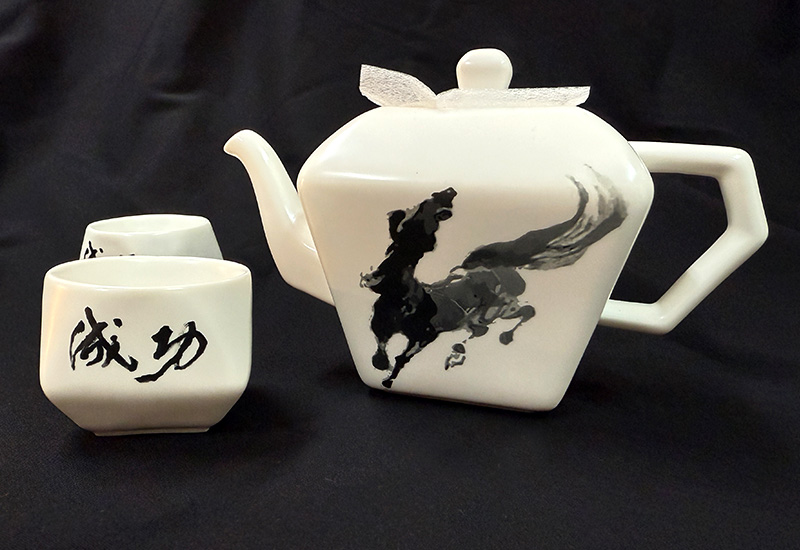 H6-馬到成功天燈茶具組(一壺二杯) H6-馬到成功天燈茶具組(一壺二杯)