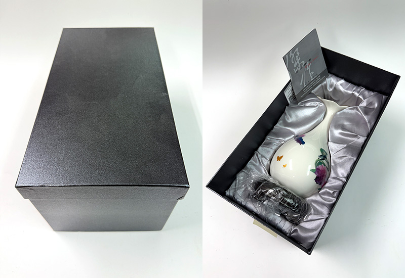3D藍鵲蘭花口膽瓶 3D藍鵲蘭花口膽瓶