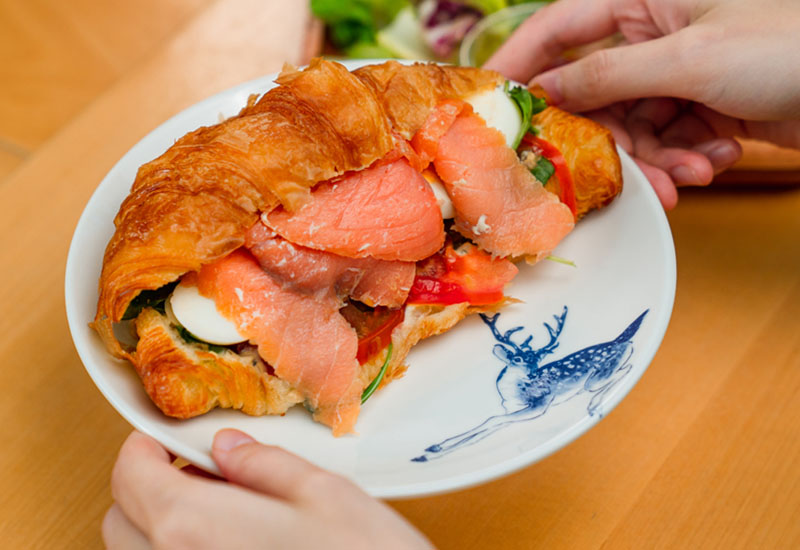 T56-梅花鹿碗盤組(6碗6盤)